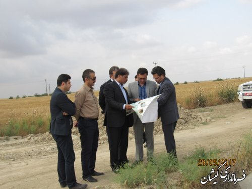 دیدار مدیر کل راه و شهرسازی استان با فرماندار گمیشان