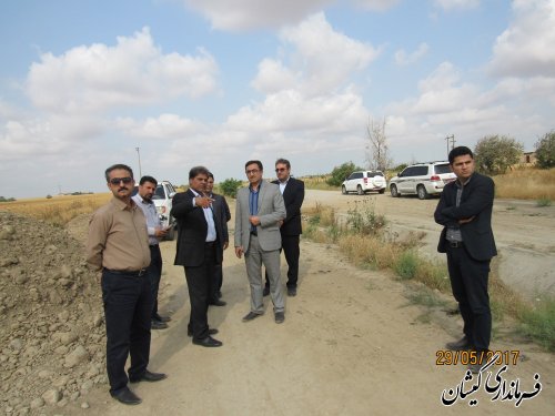 دیدار مدیر کل راه و شهرسازی استان با فرماندار گمیشان