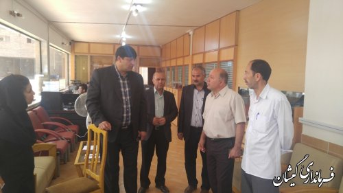 بازدید فرماندار گمیشان از مراکز خرید تضمینی گندم