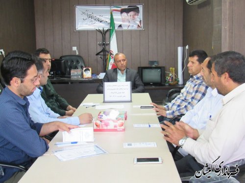 برگزاری جلسه ستاد هماهنگی بزرگداشت سالگرد ارتحال امام خمینی در بخش گلدشت