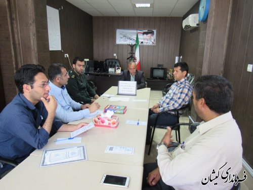 برگزاری جلسه ستاد هماهنگی بزرگداشت سالگرد ارتحال امام خمینی در بخش گلدشت