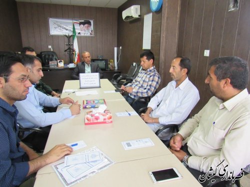 برگزاری جلسه ستاد هماهنگی بزرگداشت سالگرد ارتحال امام خمینی در بخش گلدشت