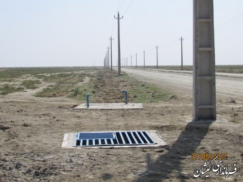 بازدید فرماندار گمیشان از پروژه های عمرانی سطح شهرستان