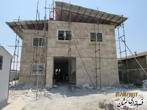 بازدید فرماندار گمیشان از پروژه های عمرانی سطح شهرستان