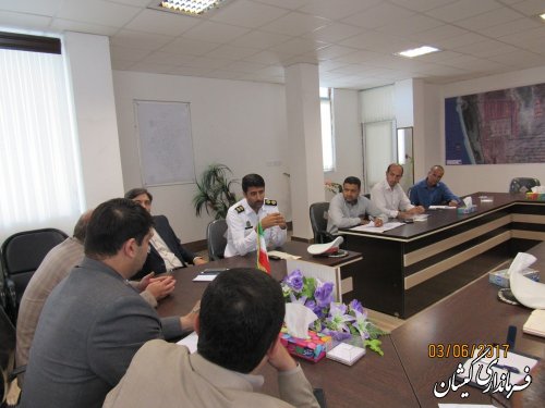 جلسه شورای ترافیک شهرستان گمیشان برگزار شد