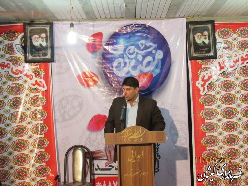 جشن رمضان در مسجد جامع حنفی خواجه نفس شهرستان گمیشان برگزار شد