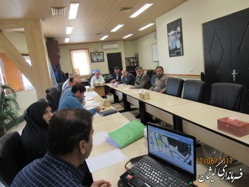 بررسی 9 پرونده روستایی گمیشان در جلسه کمیته تصویب طرح های هادی روستایی