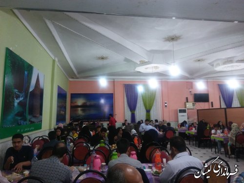 ضیافت افطاری ویژه کارکنان فرمانداری و بخشداری های تابعه گمیشان برگزار شد