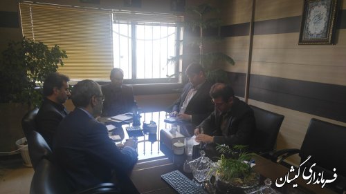 دیدار فرماندار گمیشان با مدیرعامل شرکت توزیع نیروی برق استان