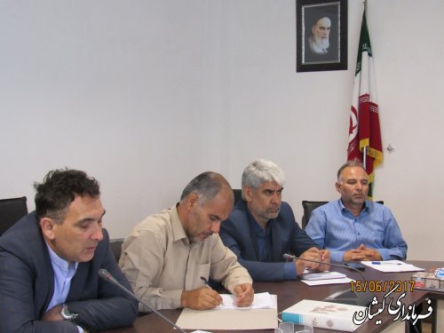 جلسه کارگروه تخصصی، اجتماعی و فرهنگی شهرستان برگزار شد