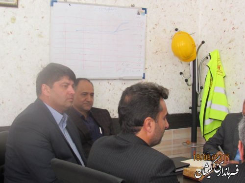 جلسه بررسی وضعیت برق شهرستان گمیشان