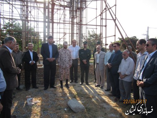 مراسم غبارروبی مزار شهدای گمنام شهرستان گمیشان انجام شد