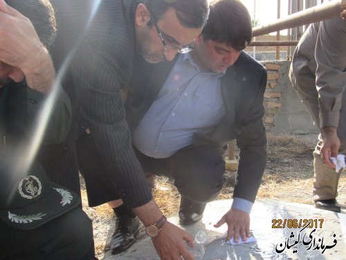 مراسم غبارروبی مزار شهدای گمنام شهرستان گمیشان انجام شد