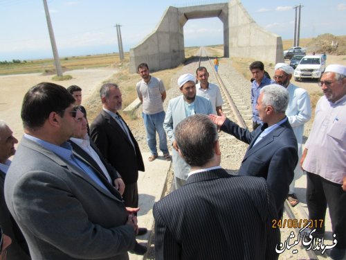 فرماندار گمیشان برتسریع ساماندهی گذرگاه همسطح محدوده شهرستان را تاکید کرد