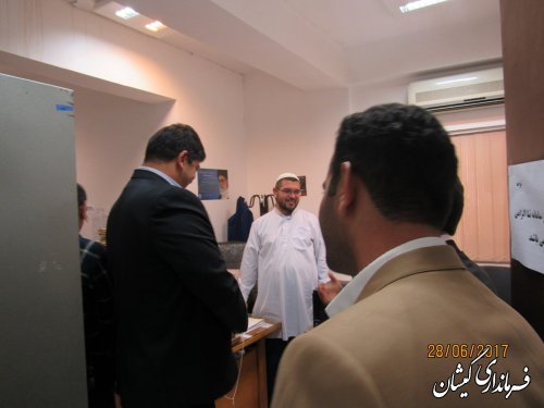 دیدار فرماندار گمیشان با مسئولان قضائی شهرستان