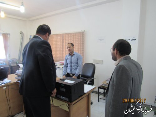 دیدار فرماندار گمیشان با مسئولان قضائی شهرستان