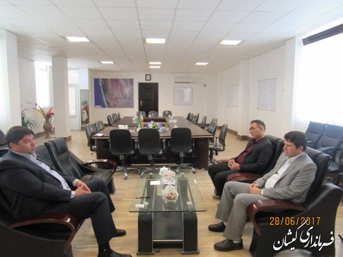 دیدار مدیر کل بهزیستی استان با فرماندار گمیشان