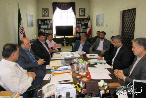 حضور فرماندار گمیشان در جلسه ستاد ساماندهی سواحل استان