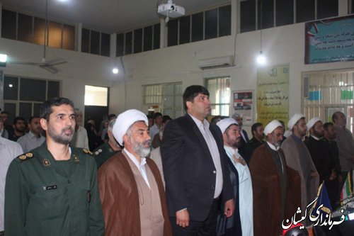 مسئول جدید دفتر نمایندگی ولی فقیه در سپاه شهرستان گمیشان معرفی شد