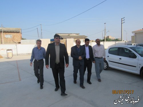 بازدید فرماندار گمیشان از روند برگزاری آزمون کنکور سراسری دانشگاه ها