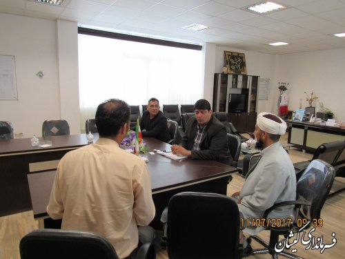 فرماندار گمیشان درخواست 25 نفر از مراجعه کنندگان را بررسی و رسیدگی کرد