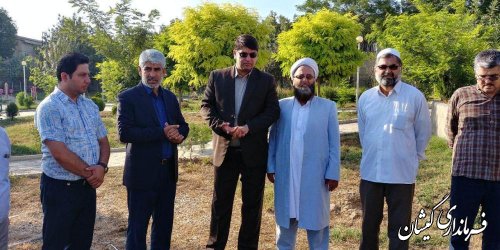 مراسم کلنگ زنی پل عابر پیاده سیمین شهر