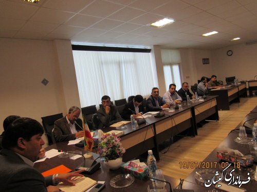 جلسه کمیته برنامه ریزی شهرستان گمیشان برگزار شد