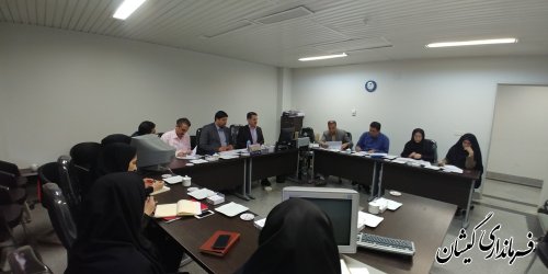 جلسه هم اندیشی پروژه های مهم و زیربنایی شهرستان گمیشان برگزار شد