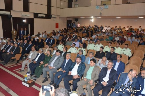 از فرماندار شهرستان گمیشان تجلیل شد