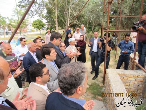 غبارروبی مزار شهدای گمنام گمیشان با حضور رییس سازمان بهزیستی کشور و فرماندار