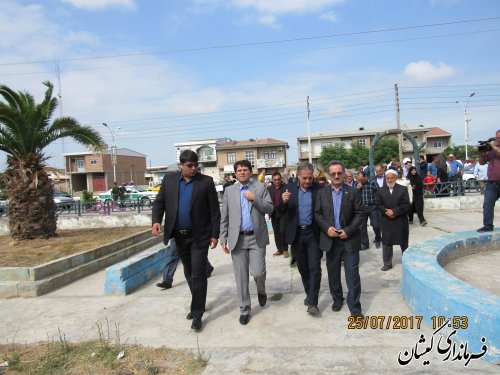 غبارروبی مزار شهدای گمنام گمیشان با حضور رییس سازمان بهزیستی کشور و فرماندار