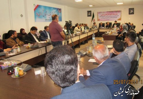 چهارمین جلسه کارگروه تخصصی و اجتماعی شهرستان گمیشان برگزار شد