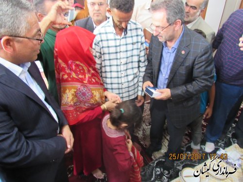 ۹ مسکن ویژه خانواده های دارای دو معلول در گمیشان افتتاح شد