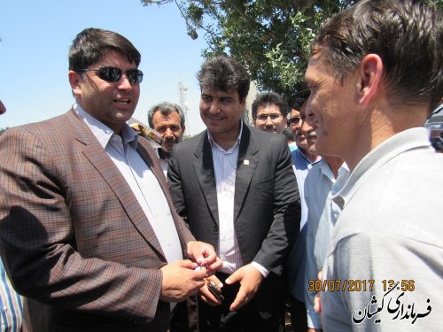 استقبال فرماندار از ملی پوش گمیشانی تیم ملی والیبال ناشنوایان
