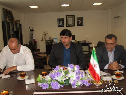جلسه هماهنگی واگذاری سند مالکیت شهرستان گمیشان برگزار شد