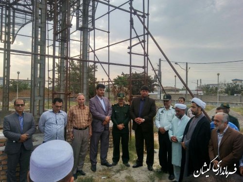 مراسم غبارروبی مزار شهدای گمنام شهرستان گمیشان برگزار شد