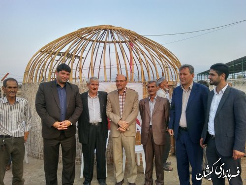 حضور فرماندار گمیشان در مراسم تجلیل از مجریان پیشکسوت میادین سوارکاری