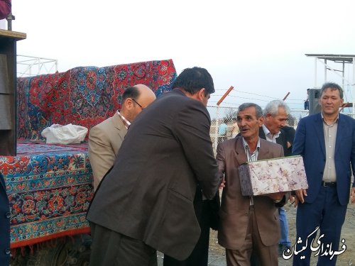 حضور فرماندار گمیشان در مراسم تجلیل از مجریان پیشکسوت میادین سوارکاری