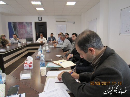 جلسه داخلی کارکنان فرمانداری شهرستان گمیشان برگزار شد