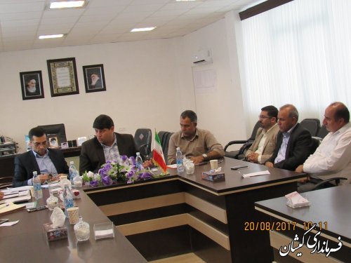 جلسه داخلی کارکنان فرمانداری شهرستان گمیشان برگزار شد