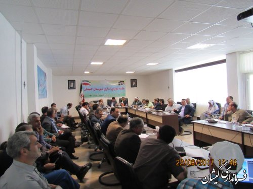 جلسه شورای اداری شهرستان گمیشان برگزار شد