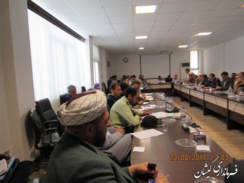 جلسه شورای اداری شهرستان گمیشان برگزار شد