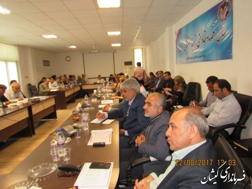 جلسه شورای اداری شهرستان گمیشان برگزار شد