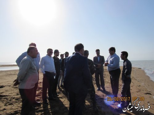 مانور تخصصی امداد و نجات در ساحل توماجلر چارقلی شهرستان گمیشان برگزار شد