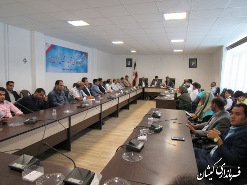 اولین مسئول اداره منابع طبیعی و آبخیزداری شهرستان گمیشان معرفی شد