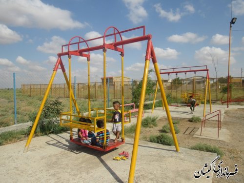 پارک کودک روستای مرادبردی افتتاح شد