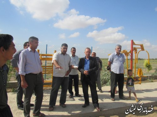 پارک کودک روستای مرادبردی افتتاح شد