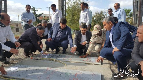 غبار روبی مزار شهدای گمنام(غواص) شهرستان گمیشان