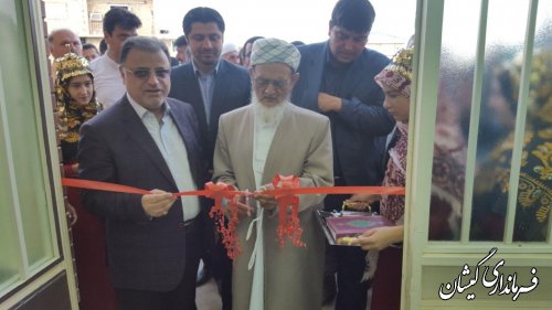 سالن ورزشی رزمی مختوم قلی فراغی شهرستان گمیشان افتتاح شد