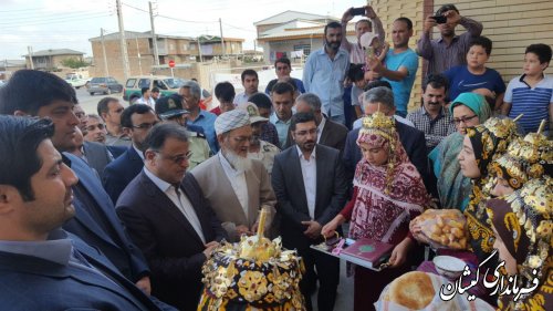 سالن ورزشی رزمی مختوم قلی فراغی شهرستان گمیشان افتتاح شد